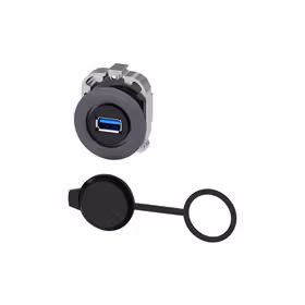 西门子 USB接口,30mm,金属亚光,沙灰色；3SU19600GA800AA0