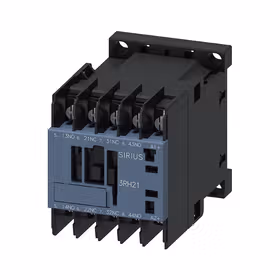 西门子 耦合辅助接触器轨道,2NO+2NC,24VDC,带可变电阻集成,尺寸S00,环形电缆终端衔套连接；3RH21224LB40