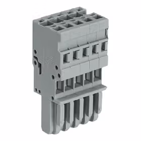 万可(WAGO) 1线孔型插头,4mm,额定电流32A,弹簧连接,15极；769-115