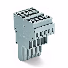 万可(WAGO) 2线孔型连接器,4mm,9极,灰色；769-129