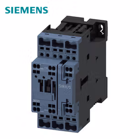 西门子 功率接触器,38A,18.5kW,1NO+1NC,24VDC通信能力,3极,尺寸S0,笼卡型端子连接；3RT20282BB400CC0