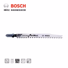 博世 曲线锯条 硬木切割超光洁型(3支装),3支/盒；T308BF 订货号变更为2608900543订货号新旧更替 随机发货