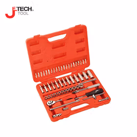捷科(jetech) 56件6.3mm(1/4")公制综合套筒组套；SK1/4-56SP