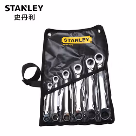 史丹利 6件棘轮双梅花扳手组套；TK920-23C