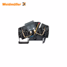 魏德米勒 Z系列,熔断器型接线端子,额定横截面:6mm,弹片联接,黑色,直接安装；ZSI 6-2/FC LD