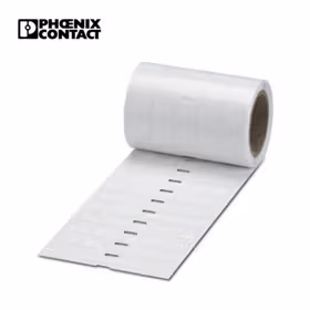 菲尼克斯 适用于粗糙表面的标签,盘卷,白色,未标记,背胶固定,标识区域大小:15x9mm；EML-HA (15X9)R