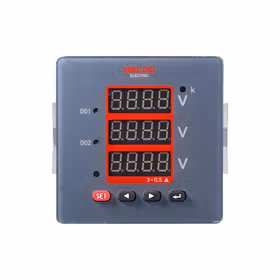 德力西电气 数显式电测量仪表；PZ606L-96P4 600V 三相电压表