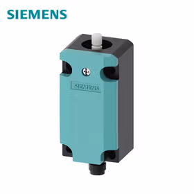 西门子 位置开关塑料外壳40mm设备接口1x(M20x1.5)1NO/2NC速动触点带M12插头,4极2NC已连接最大250V和4A带特氟龙行程柱塞；3SE51340LA001AE0