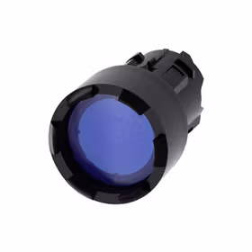 西门子 发光按钮,22mm,圆形,塑料,蓝色,正面固定环,高,镀锡,键控式；3SU10010DB500AA0