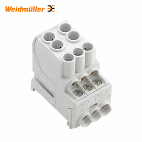 魏德米勒 W系列,接线板,额定横截面:螺钉联接,TS35；WPD 100 2X25/6X10 GY