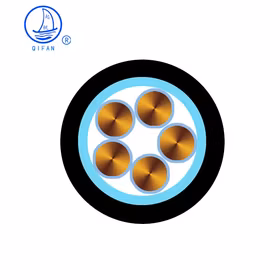 起帆(QIFAN)电线电缆 ZB-YJV5*25平方 国标阻燃电力电缆 绝缘护套硬线 1米黑色
