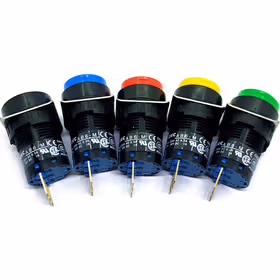 和泉 按钮,红色；AB6M-M1RC