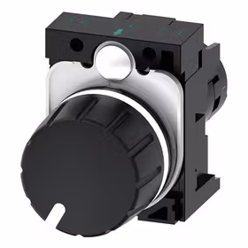 西门子 电位计,22mm,塑料,黑色,4.7kOhm,带支架,螺栓型端子连接；3SU12002PR101AA0