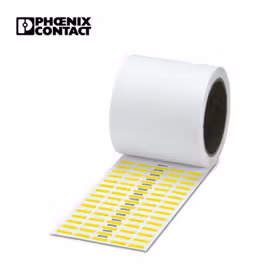 菲尼克斯 标识,盘卷,黄色,未标记,背胶固定,标识区域大小:16.5x5mm；EML (16,5X5)RL YE