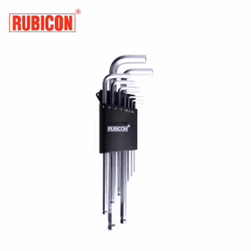 罗宾汉(RUBICON) 公制9支装特长波头内六角扳手套装1.5-10mm；RHK-289XL