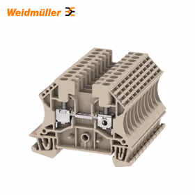 魏德米勒 直通型接线端子,螺钉联接,4mm,800V,32A,深褐；WDU 4/10
