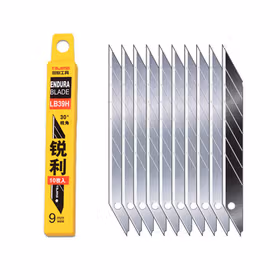 田岛 30&deg;锐角替刃/美工刀片,39H,73*9*0.38mm,10片/筒；LB39H
