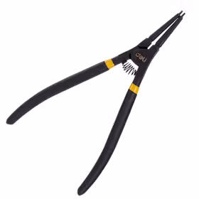 得力 德式外直卡簧钳铬钒钢   13寸；DL21222