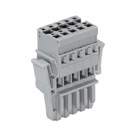 万可(WAGO) 1线孔型插头,锁定卡,4mm,额定电流32A,弹簧连接,6极；769-106/021-000