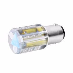 西门子 LED,底座BA15d,黄色,115VAC,附件,用于信号灯柱,直径为50mm和70mm；8WD44486XD