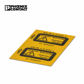 菲尼克斯 不干胶警告牌；WS-4K