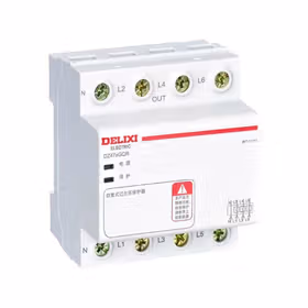 德力西电气 过欠压保护器；DZ47sGQR 1P+N 40A 下进上出