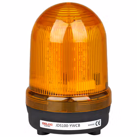 德力西电气 单色警示灯；JDS100 黄 W 闪亮 220AC 侧面三脚螺丝