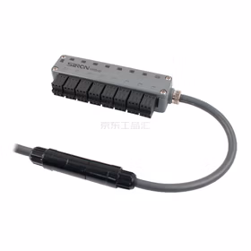 胜蓝SiRON Mini型8位接线盒带拖链航插线长3米【其他尺寸请咨询客服定制】；H450-8TF-3000/200