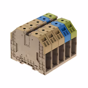 魏德米勒 直通型接线端子,螺钉联接,95mm,1000V,232A,深褐；WDU 70/95/5/N