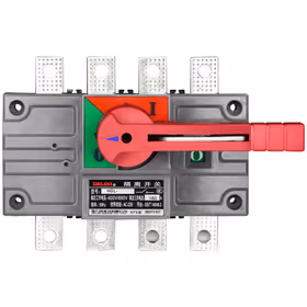 德力西电气 HGL系列隔离开关；HGL-1250/4J 1250A 柜外操作 B型手柄