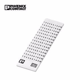 菲尼克斯 标记卡；SK 2,54/2,8:FORTL.ZAHLEN 1-10