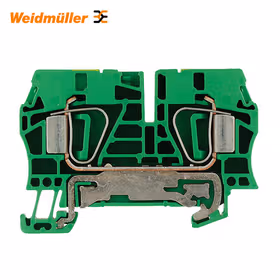 魏德米勒 接地型接线端子,弹片联接,6mm,720A(6mm),绿/黄；ZPE 6