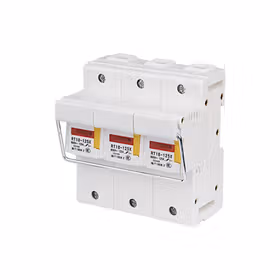 德力西电气 圆筒形帽熔断器带灯底座；RT18-125X 3P 座