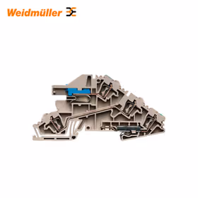 魏德米勒 Z系列,多层安装端子,额定横截面:2.5mm,弹片联接,深褐,直接安装；ZDL 2.5S/NT/L/PE