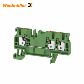 魏德米勒 直通型接线端子；A3C 2.5 GN