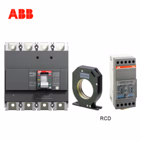 ABB Formula＋RCD系列塑壳漏电断路器；A2N250 TMF250/2500 FF 4P+RCD+CT110