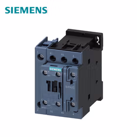 西门子 功率接触器,25A,11kW, 2NO+2NC 24VAC,50Hz4极,尺寸S0螺栓型端子连接1NO+1NC,集成；3RT25261AB00