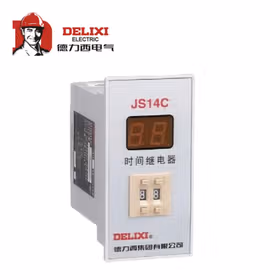 德力西电气 数显式时间继电器；JS14C 0.1M-9.9M AC380V