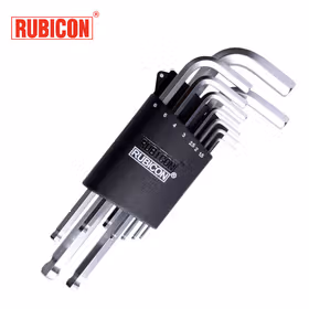 罗宾汉(RUBICON) 公制9支装长波头内六角扳手套装1.5-10mm；RHK-289L