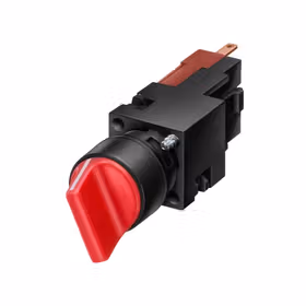 西门子 转换开关,16mm,塑料,绿色,2个开关位置O-I,锁定,开关角度62度,1NO；3SB22022AE01