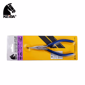 KEIBA(马牌) 电子90&deg;角曲型尖嘴钳(无牙)140mm；F-695