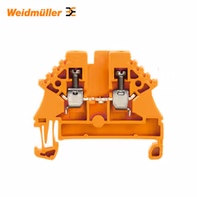 魏德米勒 直通型接线端子,螺钉联接,2.5mm,500V,24A,橙色；WDU 2.5N OR