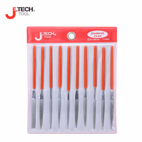 捷科(jetech) 10件套金钢石锉刀；DF-10C