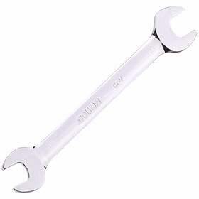 得力 镜面双开口扳手铬钒钢   18x21mm；DL33318