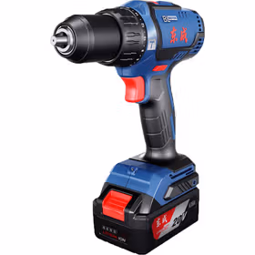 东成 20V无刷双速起子冲击电钻（两电一充 4.0Ah*2）塑箱  DCJZ05-13E