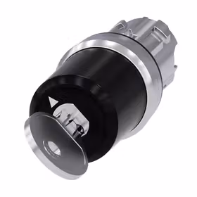 西门子 钥匙开关BKS,22mm,金属,高光,锁闭编号E9(VW),无钥匙,2个开关位置,锁定,拔出钥匙O+I；3SU10505TF110AA0