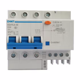 正泰 漏电微型断路器；DZ47LE-32 3P+N C32 30mA