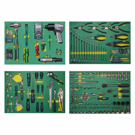 世达 121件汽修通用工具托组套；09922