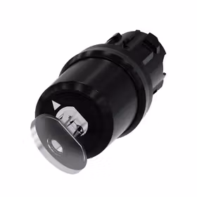 西门子 钥匙开关BKS,22mm,塑料,锁闭编号S1,附带2把钥匙,2个开关位置,锁定,拔出钥匙O；3SU10005PF010AA0