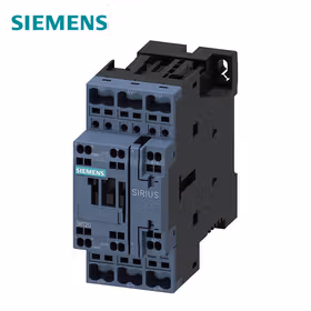 西门子 功率接触器,32A,15kW,1NO+1NC,交流(50-60Hz)/DC200-280VAC/DC,3极,尺寸S0,笼卡式连接；3RT20272NP30